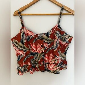 NWT Loft Floral Print Crop Top